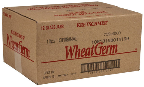 Kretschmer Original Wheat Germ, 12 Ounce -- 12 per case