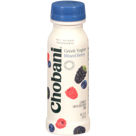 Chobani Mixed Berry Drinkable Yogurt, 7 Fluid Ounce -- 8 per case.