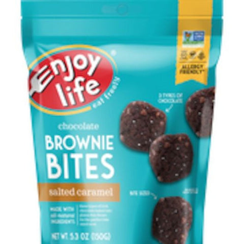 Enjoy Life Salted Caramel Brownie Bites, 4.76 Ounce -- 6 per case