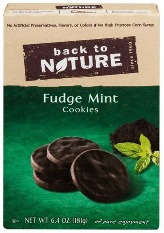 Back To Nature Fudge Mint Cookie, 6.4 Ounce -- 6 per case