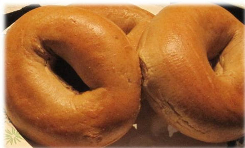 Burry Foodservice Thaw and Sell Sliced Whole Grain Wheat Bagel, 4 Ounce -- 72 per case.