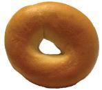 Burry Bagel 51 Percent Whole Grain Plain, Thaw and Serve, Sliced, 3 Ounce -- 72 per case.