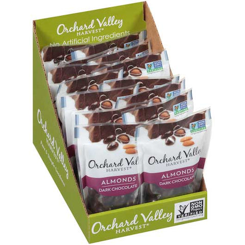 Orchard Valley Dark Chocolate Almond, 2 Ounce -- 30 per case.