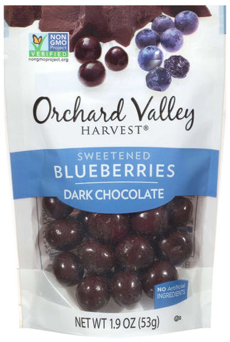 Orchard Valley Harvest Blueberries Dark Chocolate, 1.9 Ounce -- 14 per case