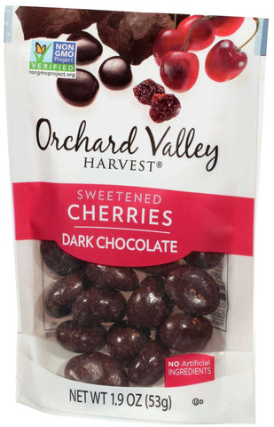Orchard Valley Harvest Cherries Dark Chocolate, 1.9 Ounce -- 14 per case