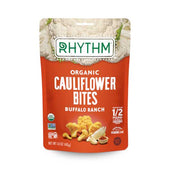 Rhythm Superfoods Organic Buffalo Ranch Cauliflower Bites, 1.4 Ounce -- 8 per case