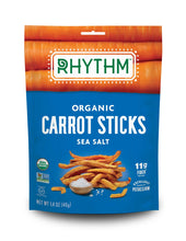 Rhythm Superfoods Organic Sea Salt Carrot Sticks, 1.4 Ounce -- 12 per case.