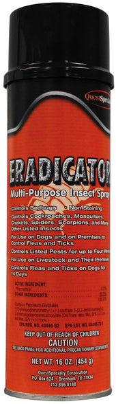 Eradicator Multi Purpose Insect Killer Spray, 16.5 Ounce Aerosol -- 6 per case.