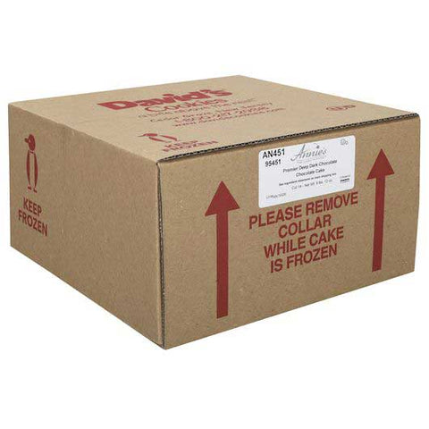 Annies Euro American Bakery Premier Deep Dark Chocolate Cake -- 2 per case