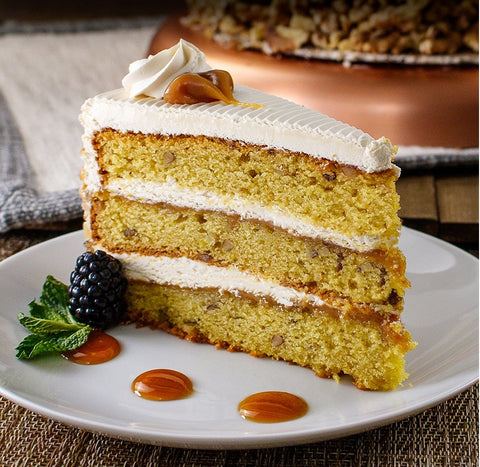 Davids 14 Cut Banana Foster Cake -- 2 per case.