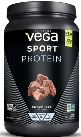 Vega Sport Chocolate Protein Powder, 21.7 Ounce Tub -- 6 per case