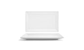 Front Of The House Spiral Rectangle Plate, 7 x 11 x 0.75 inch -- 6 per case