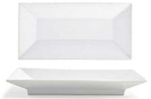 Front Of The House Kyoto Small Footed Plate -- 6 per case