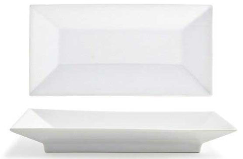 Front Of The House Kyoto Small Footed Plate -- 6 per case