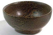 Front Of The House Round Palm Wood Dish, 3.25 inch -- 12 per case
