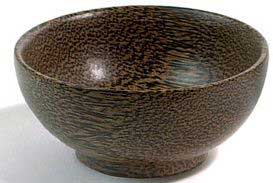 Front Of The House Round Palm Wood Dish, 3.25 inch -- 12 per case