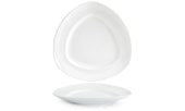 Front Of The House Trillium Triangular Plate, 12.5 inch -- 6 per case.