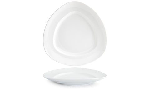 Front Of The House Trillium Triangular Plate, 12.5 inch -- 6 per case.