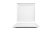 Front Of The House Spiral Square Plate, 10 inch -- 6 per case