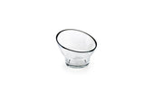 Front Of The House Kaleidoscope Slanted Footed Glass Bowl, 8 Ounce -- 12 per case.