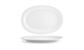 Front Of The House Spiral Oval Plate, 14 inch -- 6 per case
