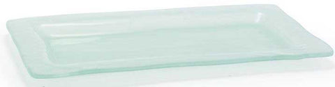Front Of The House Arctic Frosted Rectangle Plate, 11 x 5.5 inch -- 12 per case