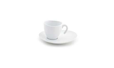 Front Of The House Ellipse Stackable Cup and Saucer, 2 Ounce -- 6 per case