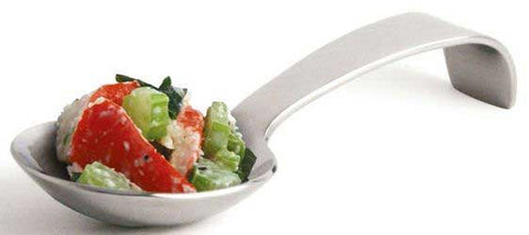 Front Of The House Stainless Steel Curved Sampler Spoon, 0.75 x 5 x 0.75 inch -- 12 per case