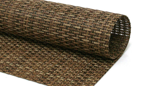 Front Of The House Beige Rattan Mat, 16 x 12 inch -- 12 per case.