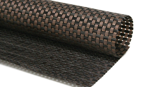 Front Of The House Large Basketweave Copper Mat -- 12 per case.