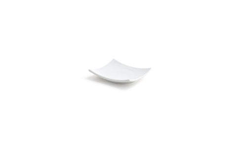 Front Of The House Origami Square Plate, 4 x 4 x 1 inch -- 12 per case