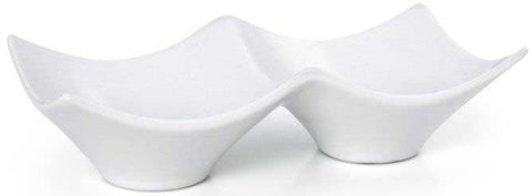 Front Of The House Origami Double Bowl, 6.25 inch -- 6 per case