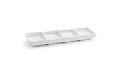Front Of The House Four Compartment Stackable Dish -- 12 per case