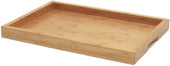 Front Of The House Natural Bamboo Service Tray, 13 x 19 x 1.5 inch -- 4 per case