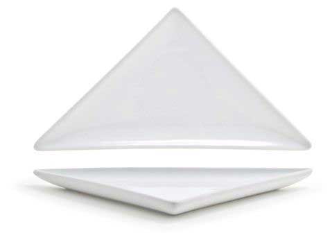 Front Of The House Triangle Plate, 7 1/2 x 4 inch -- 12 per case