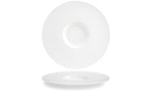 Front Of The House Monaco White Wide Plate, 12.5 inch -- 6 per case.