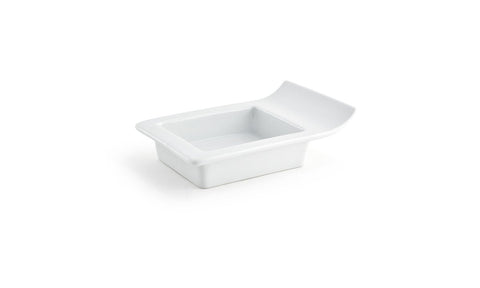 Front Of The House Nami Deep Porcelain Dish, 4 Ounce -- 12 per case.