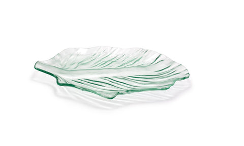 Front Of The House Arctic Leaf Platter, 21 inch -- 4 per case.