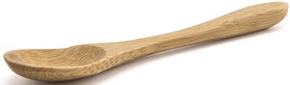 Front Of The House Bamboo Condiment Spoon, 3.5 inch -- 24 per case