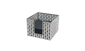 Front Of The House Square Stainless Steel Dotted Napkin Holder -- 4 per case
