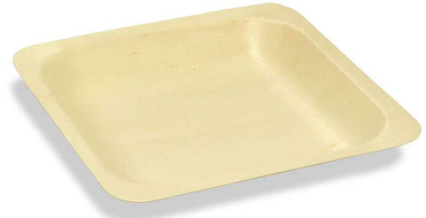 Front Of The House Servewise Square Plate, 8 x 8 x 0.5 inch -- 200 per case.