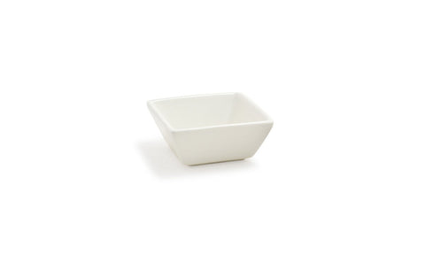 Front Of The House Eurowhite Tall Square Kyoto Dish -- 12 per case