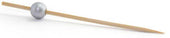 Front Of The House Silver Ball Pick, 4 1/2 Inch -- 6 per case