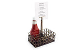 Front Of The House Large Coppered Link Holder with Handle -- 6 per case.