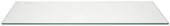 Front Of The House Round Clear Tempered Glass Buffet Board, 14 inch -- 2 per case