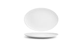 Front Of The House White Oval Spiral Coupe Plate, 11.5 inch -- 6 per case.