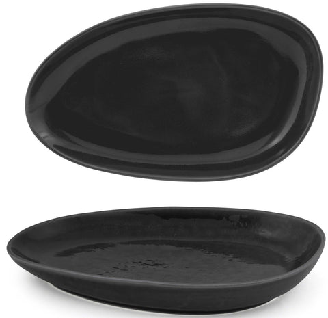 Front Of The House Kiln Oval Pepper Plate, 11 inch -- 6 per case