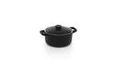 Front Of The House Kiln Porcelain Round Ovenware Dish with Lid, 16 Ounce -- 12 per case.