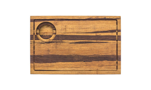 Front Of The House Rustic Chic Crushed Bamboo Board, 14 x 9 inch -- 4 per case.