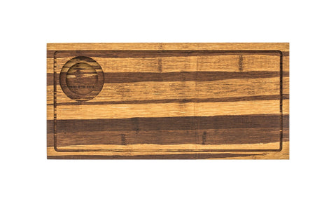 Front Of The House Rustic Chic Crushed Bamboo Board, 17 x 8 inch -- 4 per case.